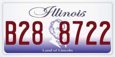 IL license plate B288722