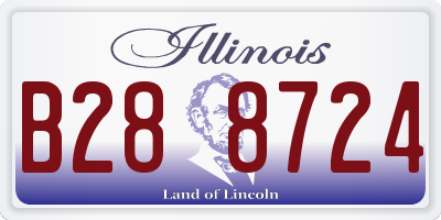 IL license plate B288724