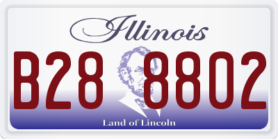 IL license plate B288802