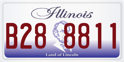IL license plate B288811