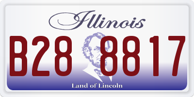IL license plate B288817