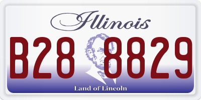 IL license plate B288829