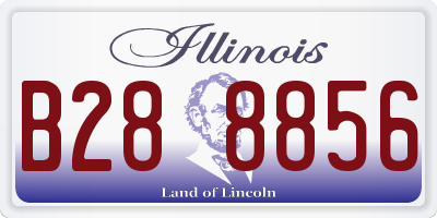 IL license plate B288856