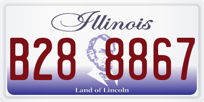 IL license plate B288867