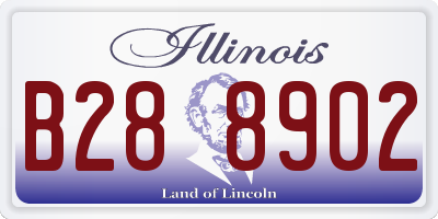 IL license plate B288902