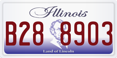 IL license plate B288903