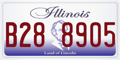 IL license plate B288905