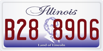 IL license plate B288906