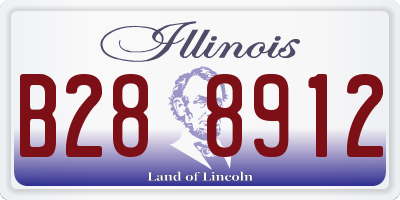 IL license plate B288912