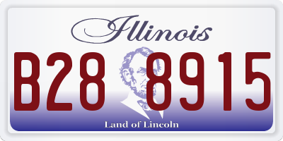 IL license plate B288915