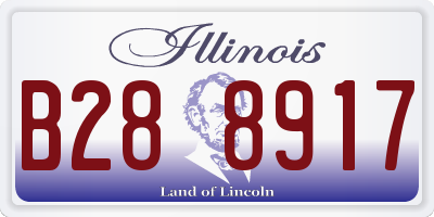 IL license plate B288917