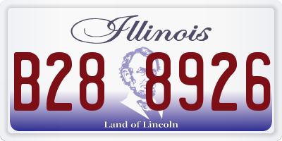 IL license plate B288926