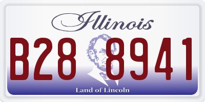 IL license plate B288941