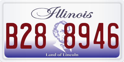 IL license plate B288946