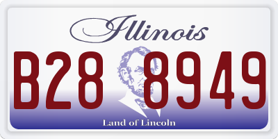 IL license plate B288949