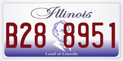 IL license plate B288951