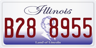 IL license plate B288955