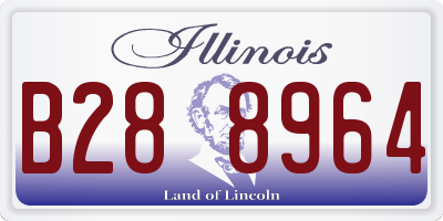 IL license plate B288964