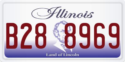 IL license plate B288969