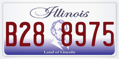 IL license plate B288975