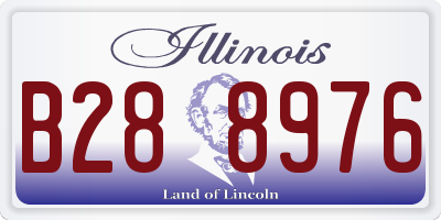 IL license plate B288976