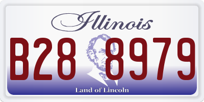 IL license plate B288979