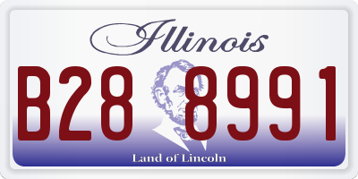 IL license plate B288991