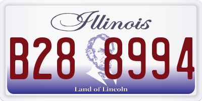 IL license plate B288994