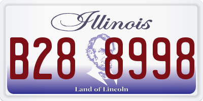 IL license plate B288998