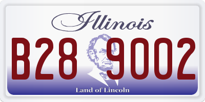 IL license plate B289002