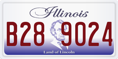 IL license plate B289024