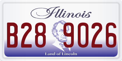 IL license plate B289026