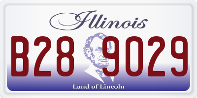 IL license plate B289029