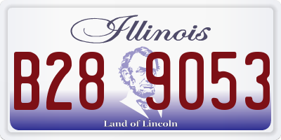IL license plate B289053
