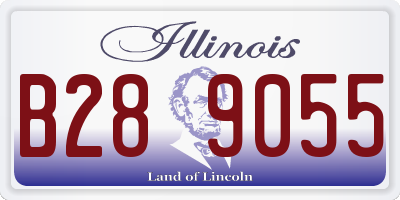 IL license plate B289055