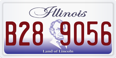 IL license plate B289056