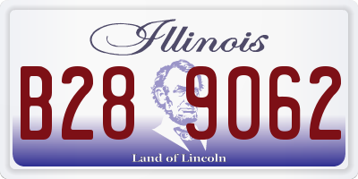 IL license plate B289062