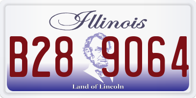 IL license plate B289064