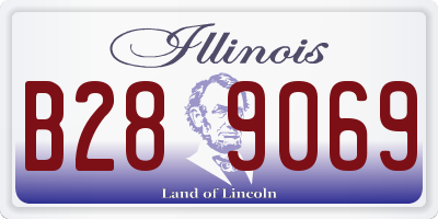 IL license plate B289069