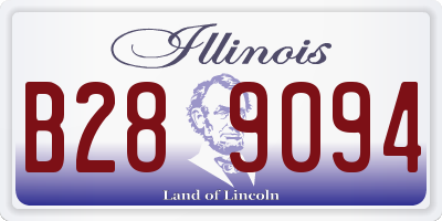 IL license plate B289094