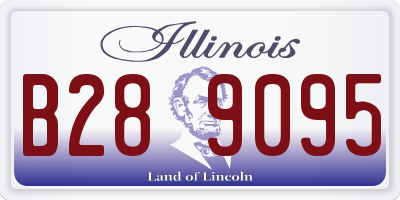 IL license plate B289095