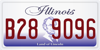 IL license plate B289096