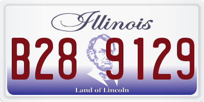 IL license plate B289129