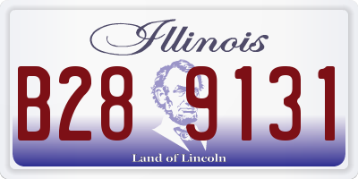 IL license plate B289131