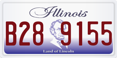 IL license plate B289155