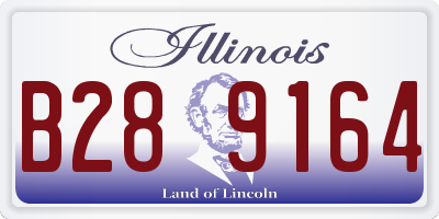 IL license plate B289164