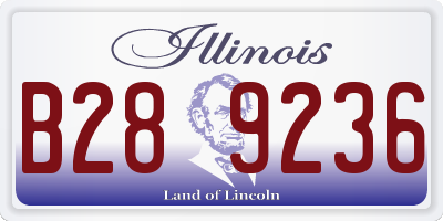 IL license plate B289236