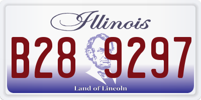 IL license plate B289297