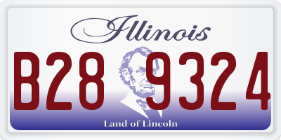 IL license plate B289324