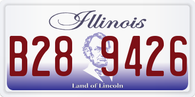 IL license plate B289426